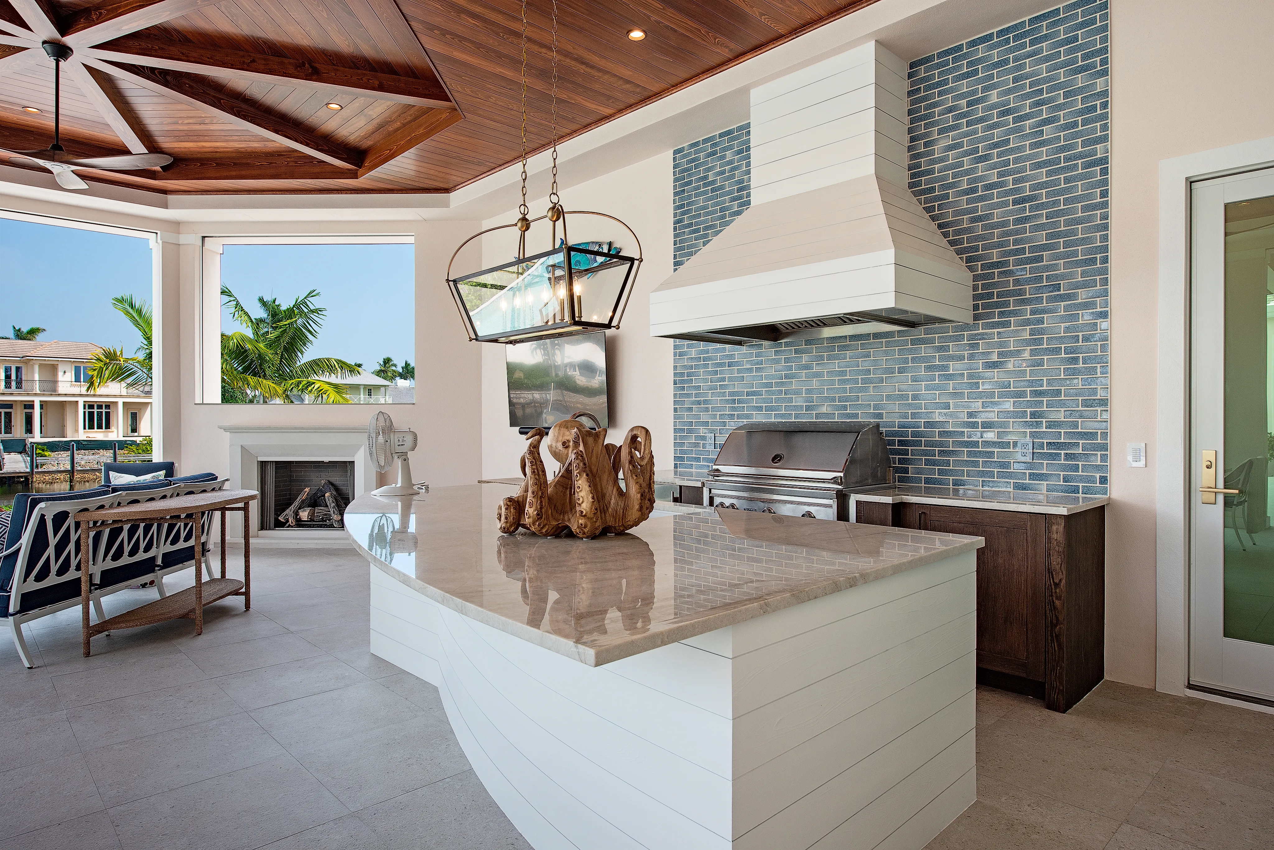 Port Royal Residence II: outdoor kitchen