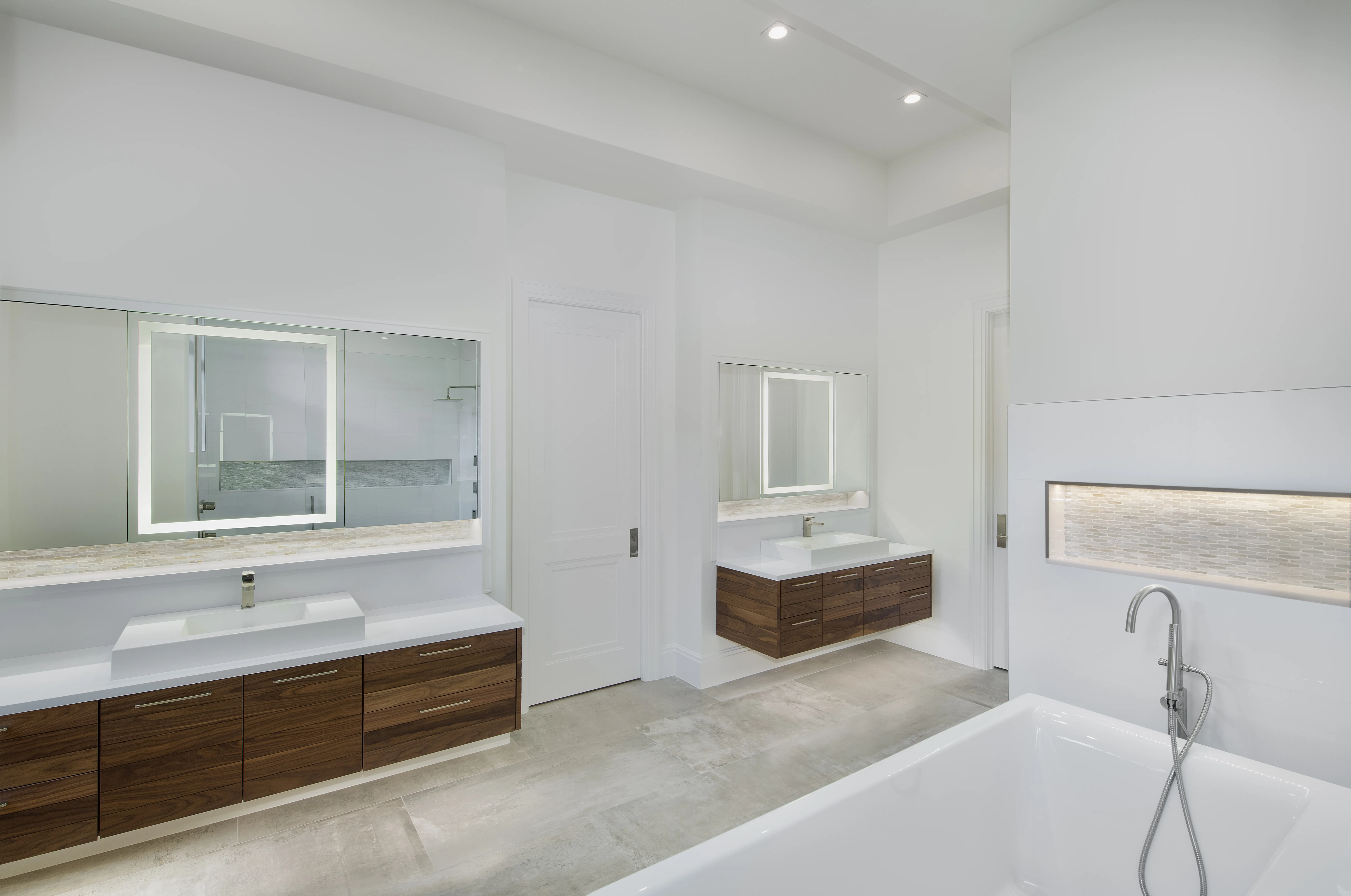 Moorings Residence: primary bath vanity